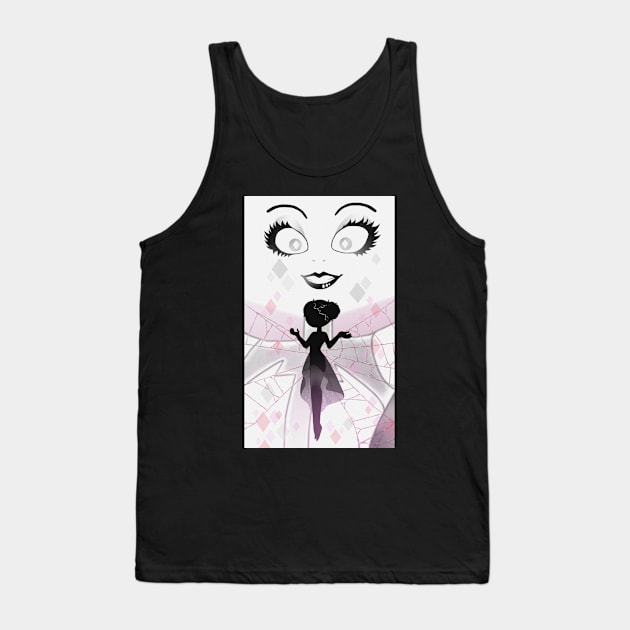 White Diamond's Web: White Pearl Tank Top by Zyden